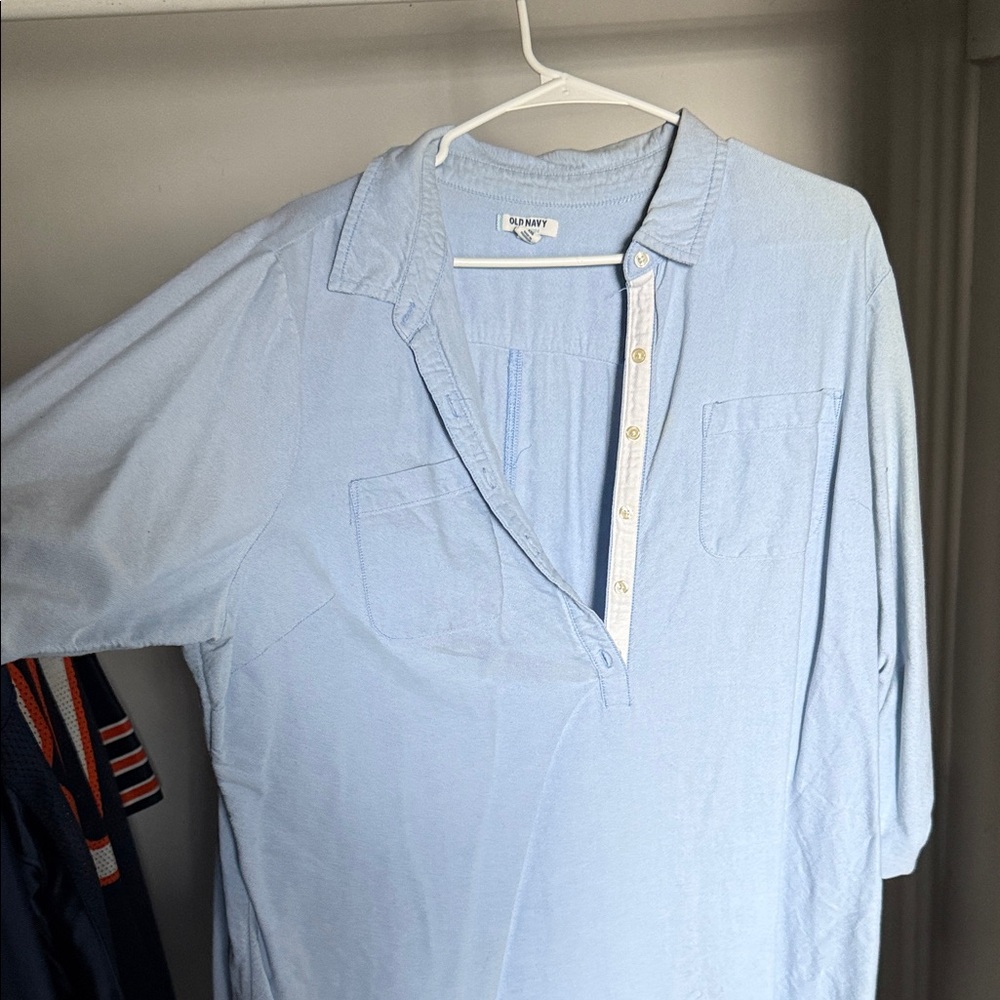 Old Navy Light Blue Women's Tunic Top